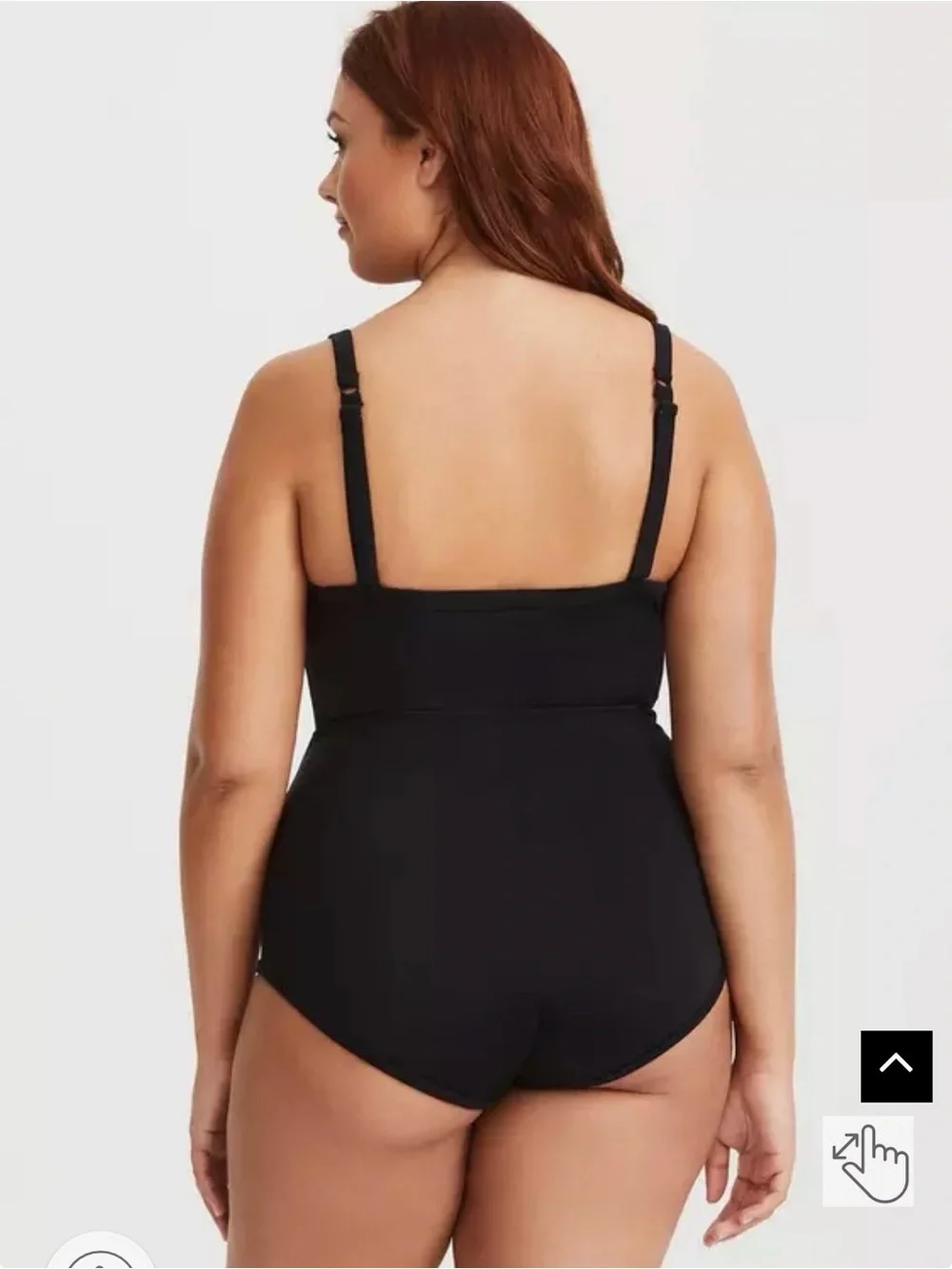 Torrid 3 Black Lattice & Pink Peekaboo Push-Up Demi Swimsuit. Nwot